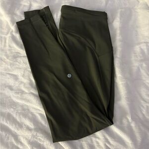 Lululemon Fast and Free High Rise Tight 28” • Olive Green • Size 10